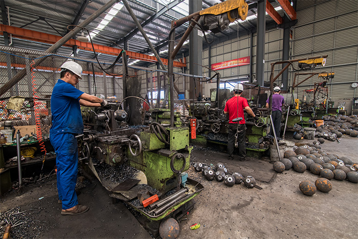 福安网架配件车间